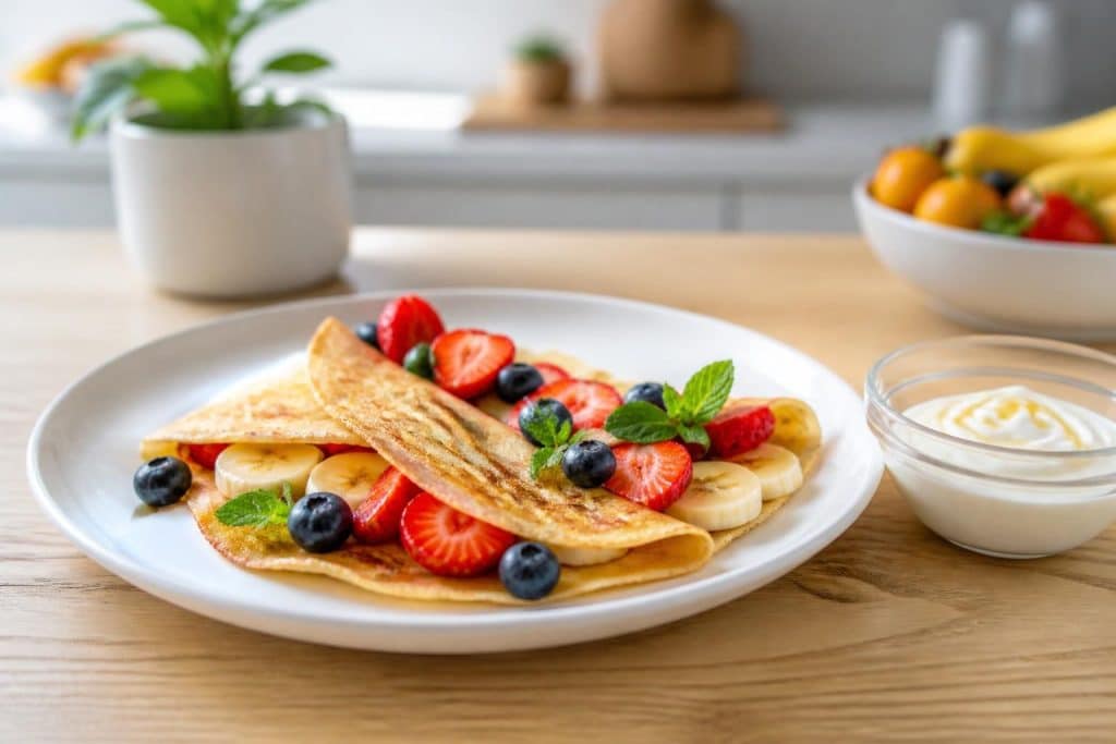 découvrez une recette de crêpe healthy, facile à préparer, légère et nutritive pour un goûter gourmand et équilibré.