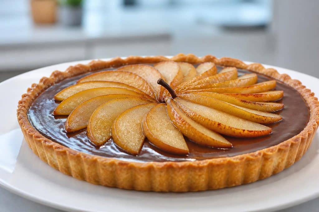 découvrez la recette facile et gourmande de la tarte poire chocolat de cyril lignac, idéale pour régaler vos papilles en toute simplicité.