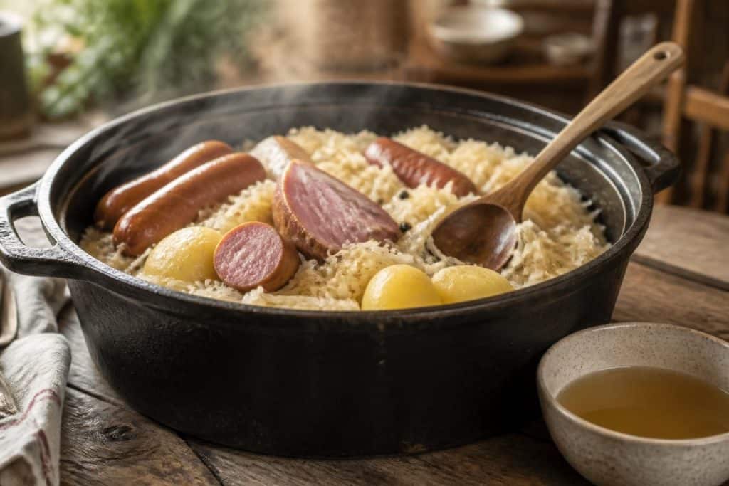 découvrez des astuces simples pour réchauffer votre choucroute sans la dessécher et préserver toutes ses saveurs.