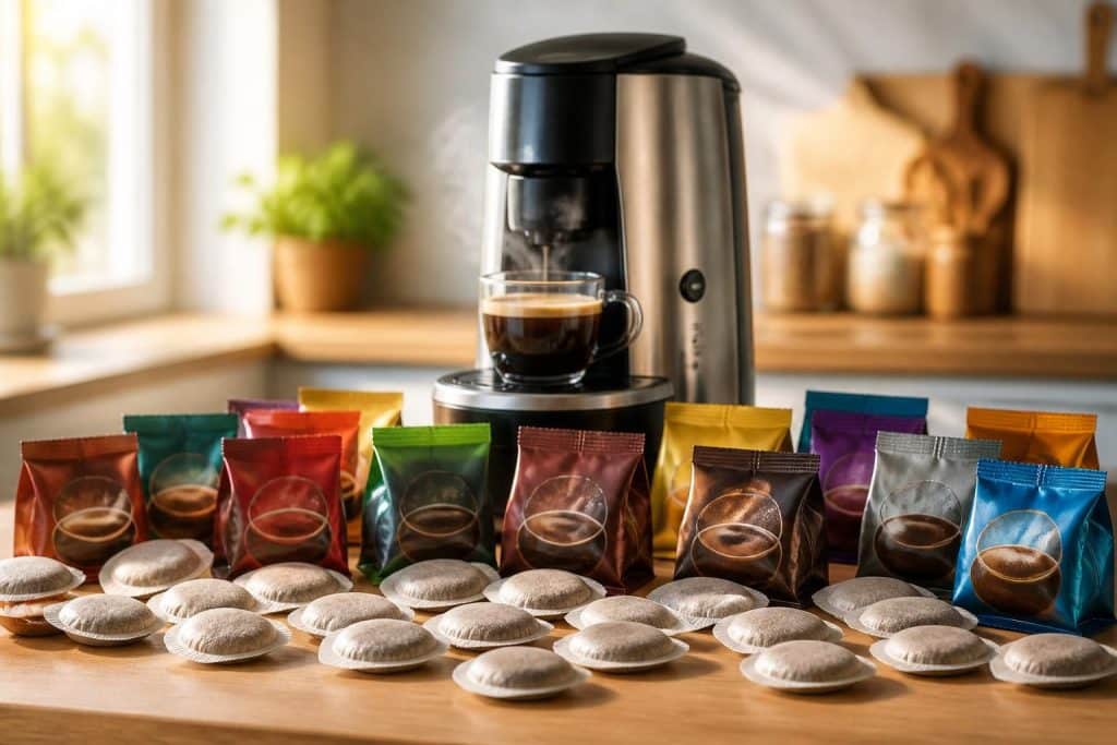 découvrez notre large choix de dosettes senseo, avec des cafés officiels et compatibles de qualité, à petits prix pour une pause café savoureuse et économique.