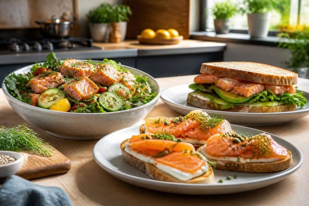 découvrez des idées de recettes simples et rapides pour cuisiner le saumon cuit, parfaites pour des repas savoureux et faciles à préparer.